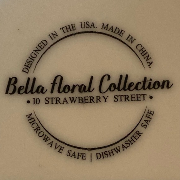 Blue Flowers Coffee Tea Mug Cup 14 Oz By 10 Strawberry Street Bella Floral - Picture 6 of 11